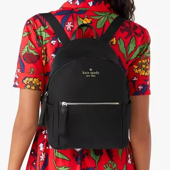 Kate Spade Chelsea Medium Backpack and Wristlet Pouch Bundle